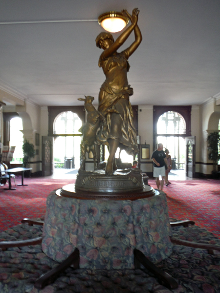 stautes ceiling inside The University of Tampa - Tampa Bay Hotel